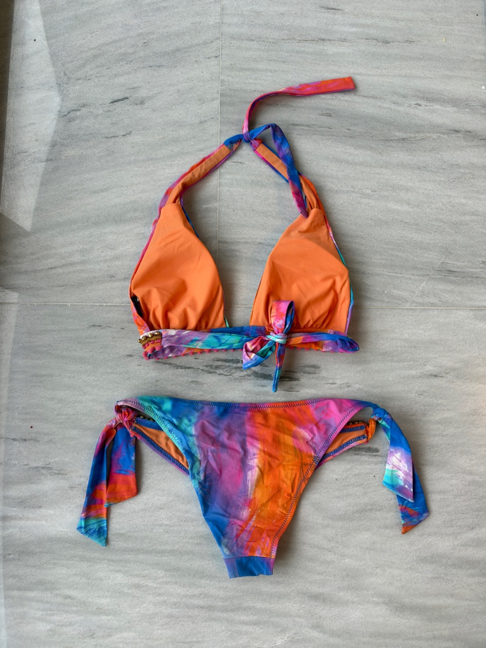 Zingara Multi Color Bikini Size Small - Picture 2 of 4
